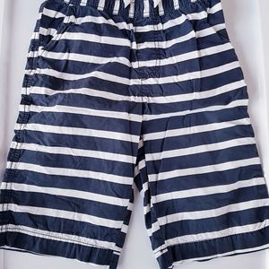 Navy and White Stripe Boys Short - 10/12 (L)